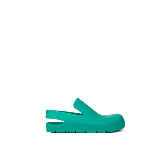 Bottega Veneta Grüne Baumwoll-Hausschuhe
