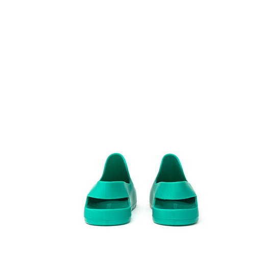 Bottega Veneta Grüne Baumwoll-Hausschuhe