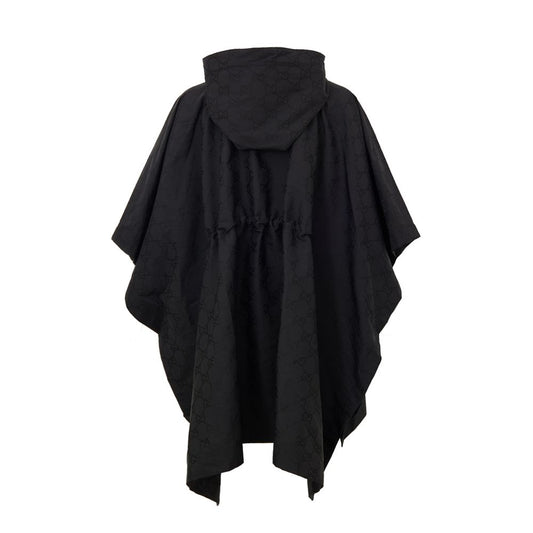 Gucci Schwarzer Polyester-Trenchcoat