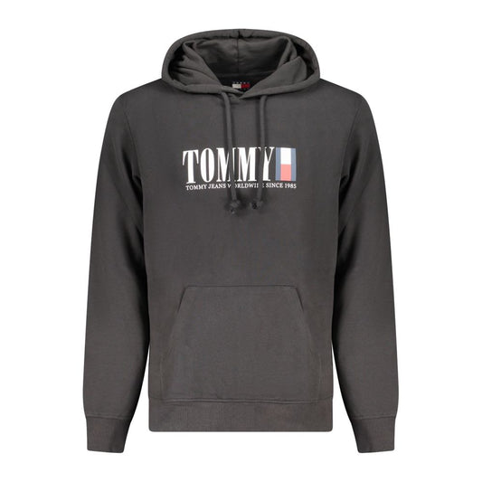 Tommy Hilfiger – Schwarzer Baumwollpullover für Herren