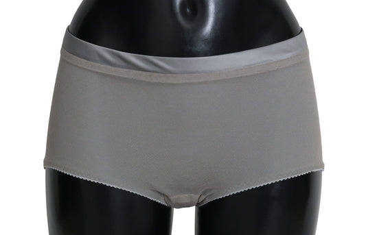 Dolce & Gabbana Unterwäsche Silber mit Netzseidenhöschen