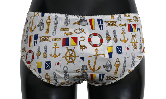 Dolce & Gabbana Underwear – Seidenhöschen mit Matrosen-Print