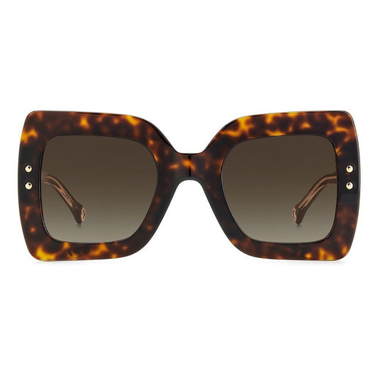 Carolina Herrera – Braune Acetat-Sonnenbrille