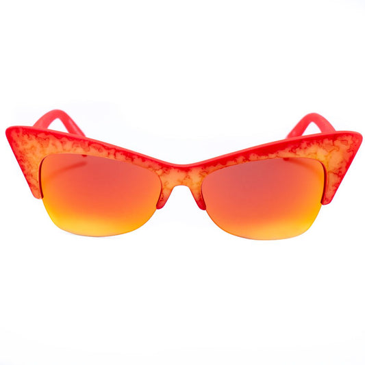 Italia Independent – Rote Acetat-Sonnenbrille