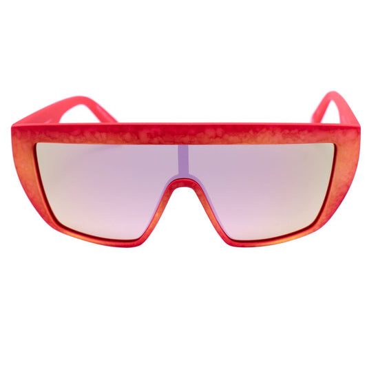 Italia Independent – Rote Acetat-Sonnenbrille