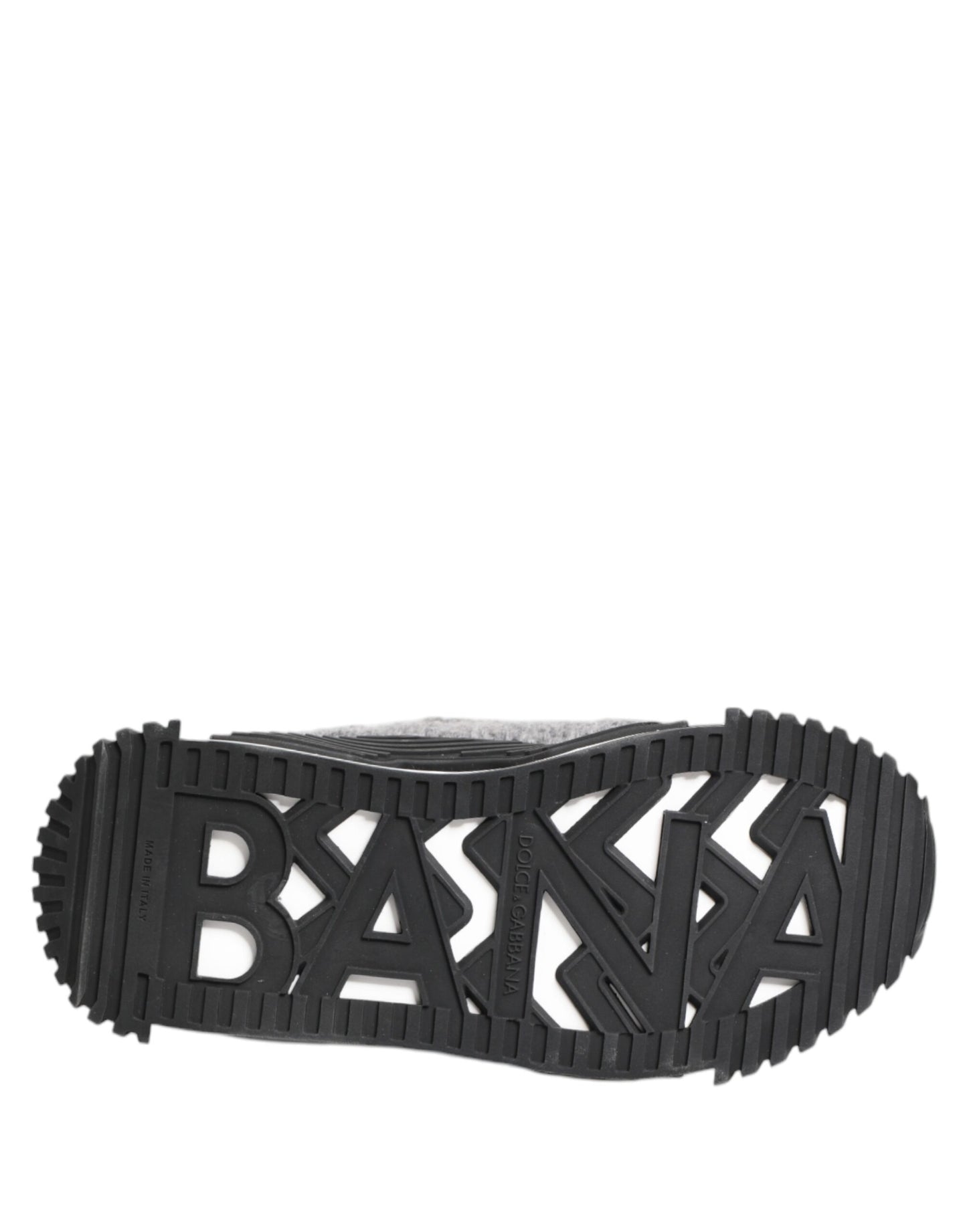 Dolce & Gabbana Schwarz Grau NS1 Low Top Sneakers Schuhe