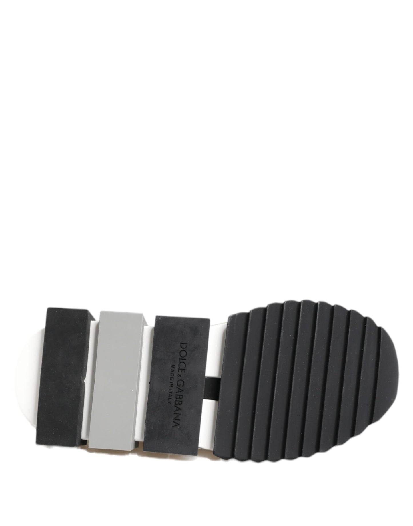 Dolce & Gabbana Schwarz Weiß Sorrento Low Top Sneakers Schuhe