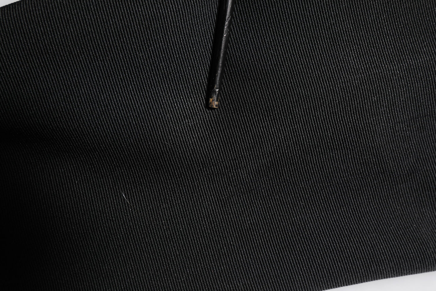 Dolce & Gabbana – Schwarze, hoch taillierte, konisch zulaufende Hose aus Acetat