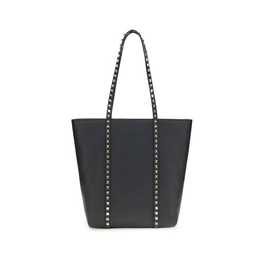 Valentino Garavani Schultertasche aus schwarzem Kalbsleder (Bos Taurus)