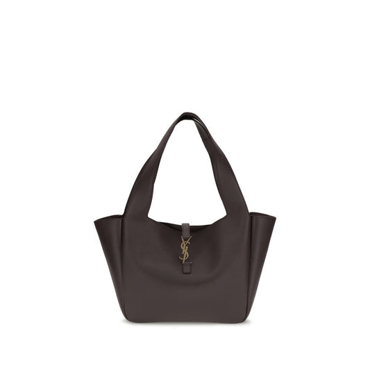 Saint Laurent Schultertasche aus braunem Lammleder (Ovis Aries Aries)