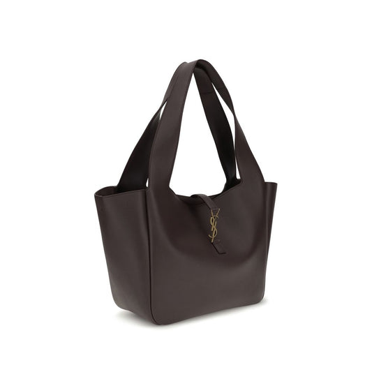 Saint Laurent Schultertasche aus braunem Lammleder (Ovis Aries Aries)