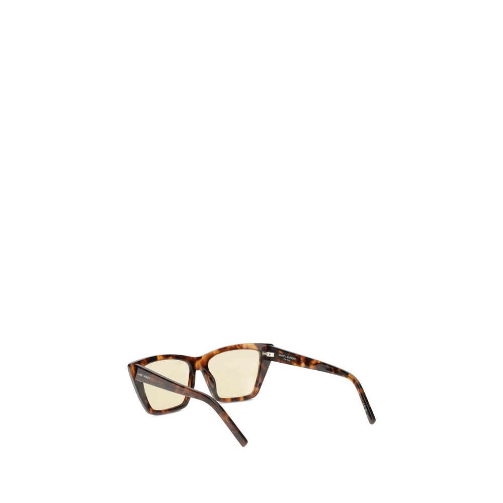 Saint Laurent Sonnenbrille aus Acetat in Beige