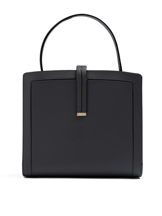 Giada Anthrazitfarbene Leder-Umhängetasche