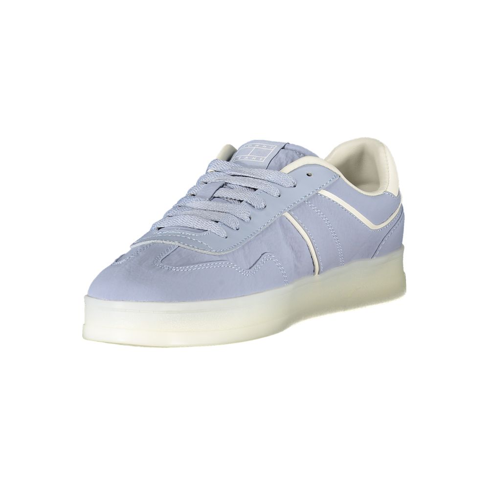 Tommy Hilfiger – Blaue Leder-Sneaker für Damen