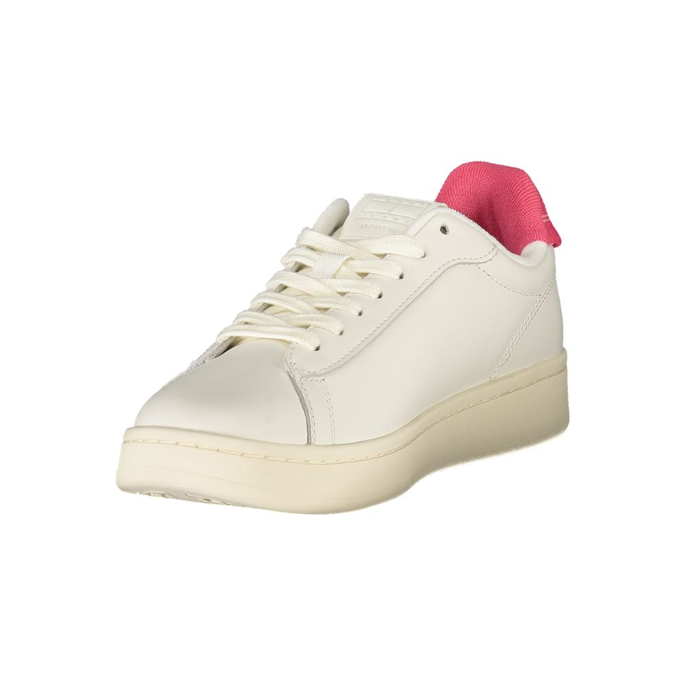 Tommy Hilfiger – Weiße Leder-Sneaker für Damen