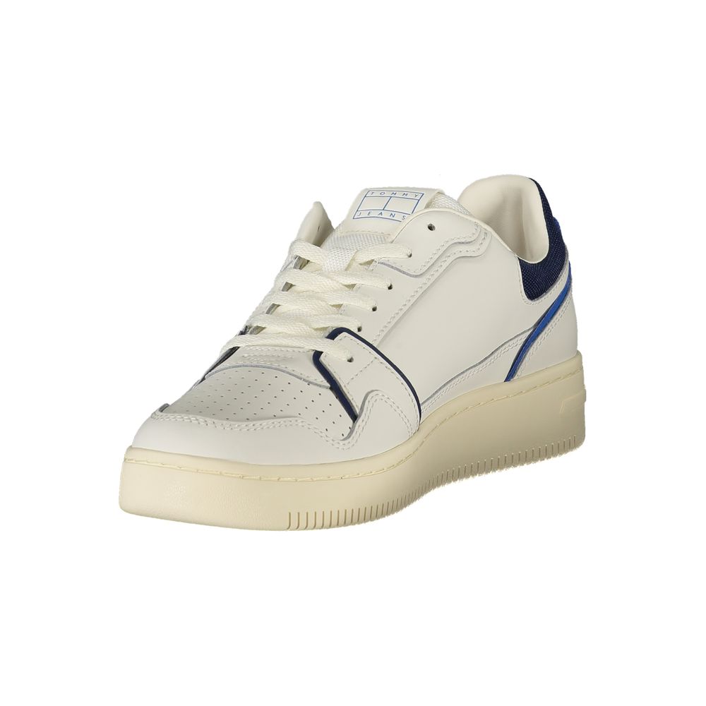 Tommy Hilfiger – Weiße Leder-Sneaker für Herren