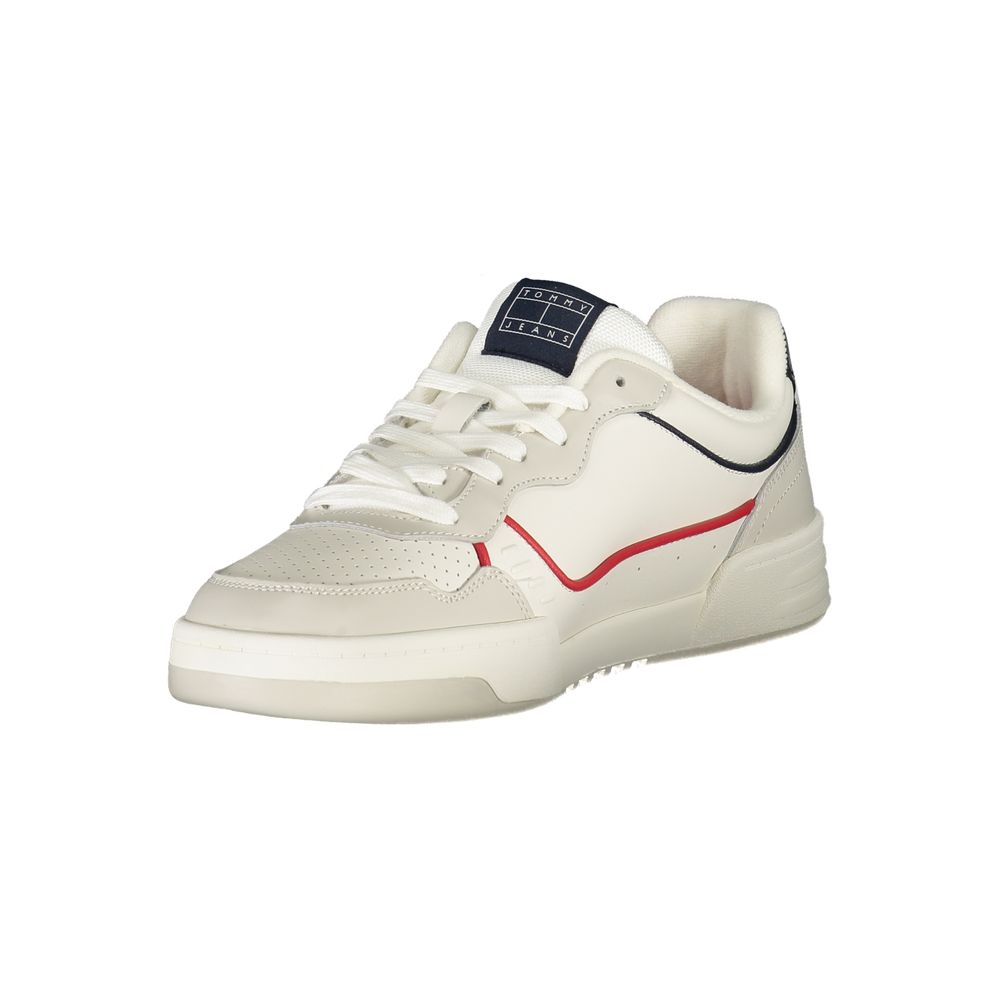 Tommy Hilfiger – Weiße Leder-Sneaker für Herren