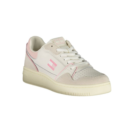 Tommy Hilfiger – Weiße Leder-Sneaker für Damen
