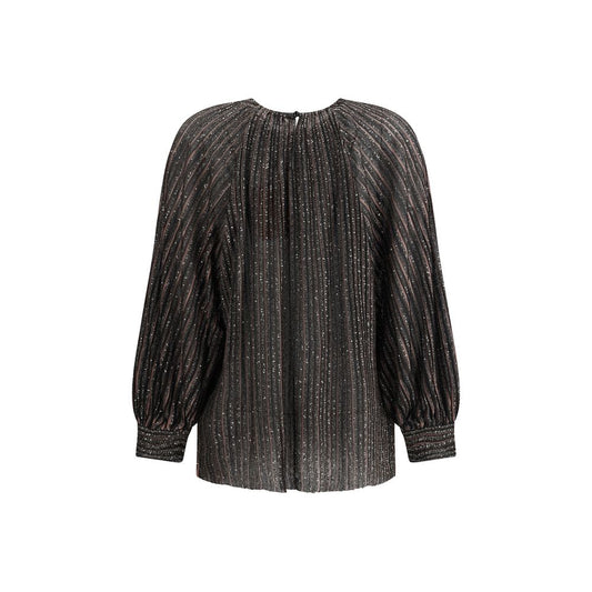 Missoni gestreifte Paillettenbluse