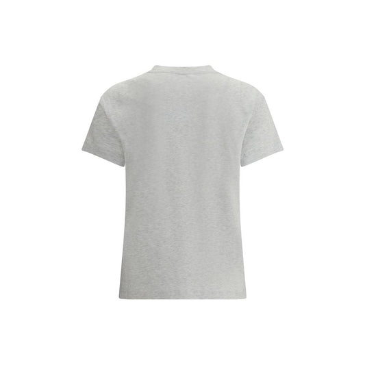 Brunello Cucinelli Gestreiftes T-Shirt mit Mini-Pailletten