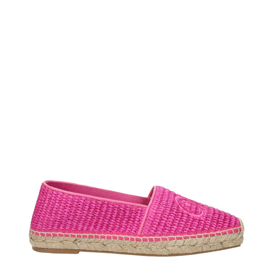 Max Mara – Rosa Stoff-Espadrilles