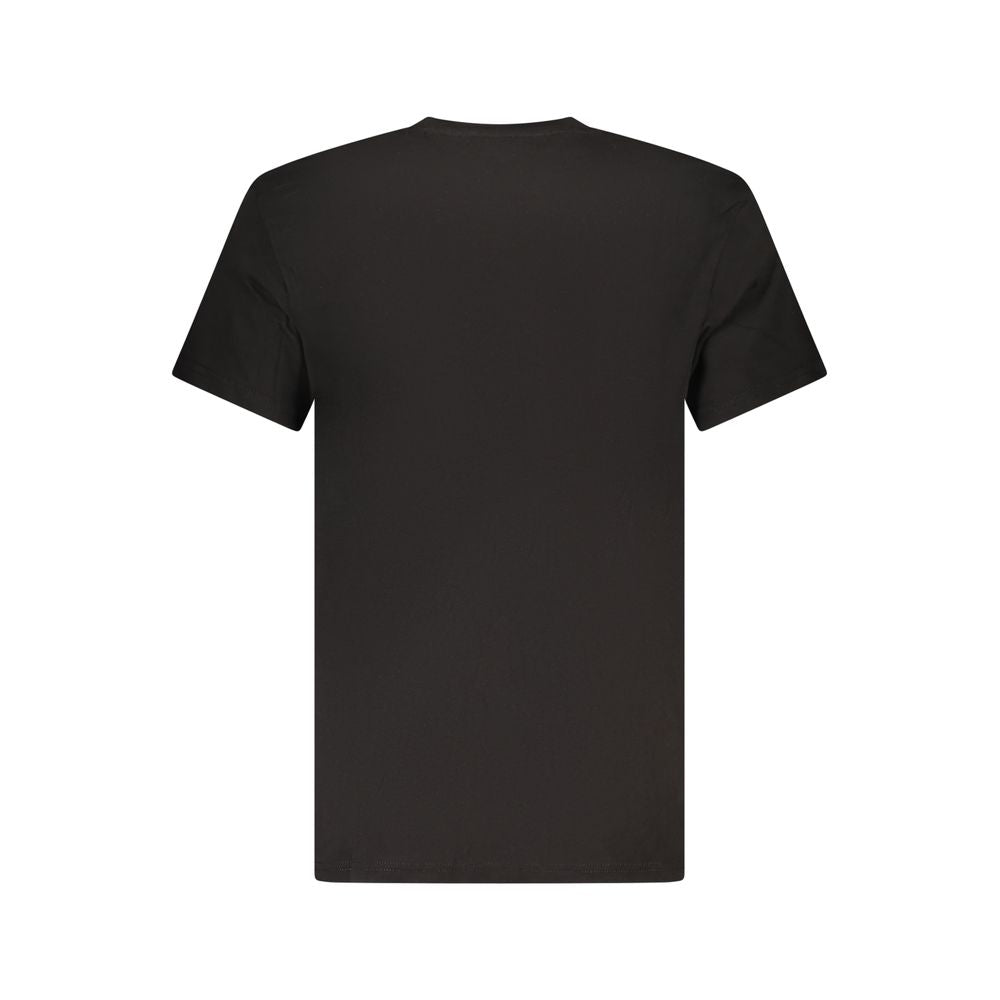 Tommy Hilfiger – Schwarzes Baumwoll-T-Shirt für Herren