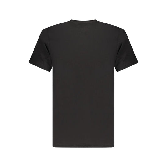 Tommy Hilfiger – Schwarzes Baumwoll-T-Shirt für Herren