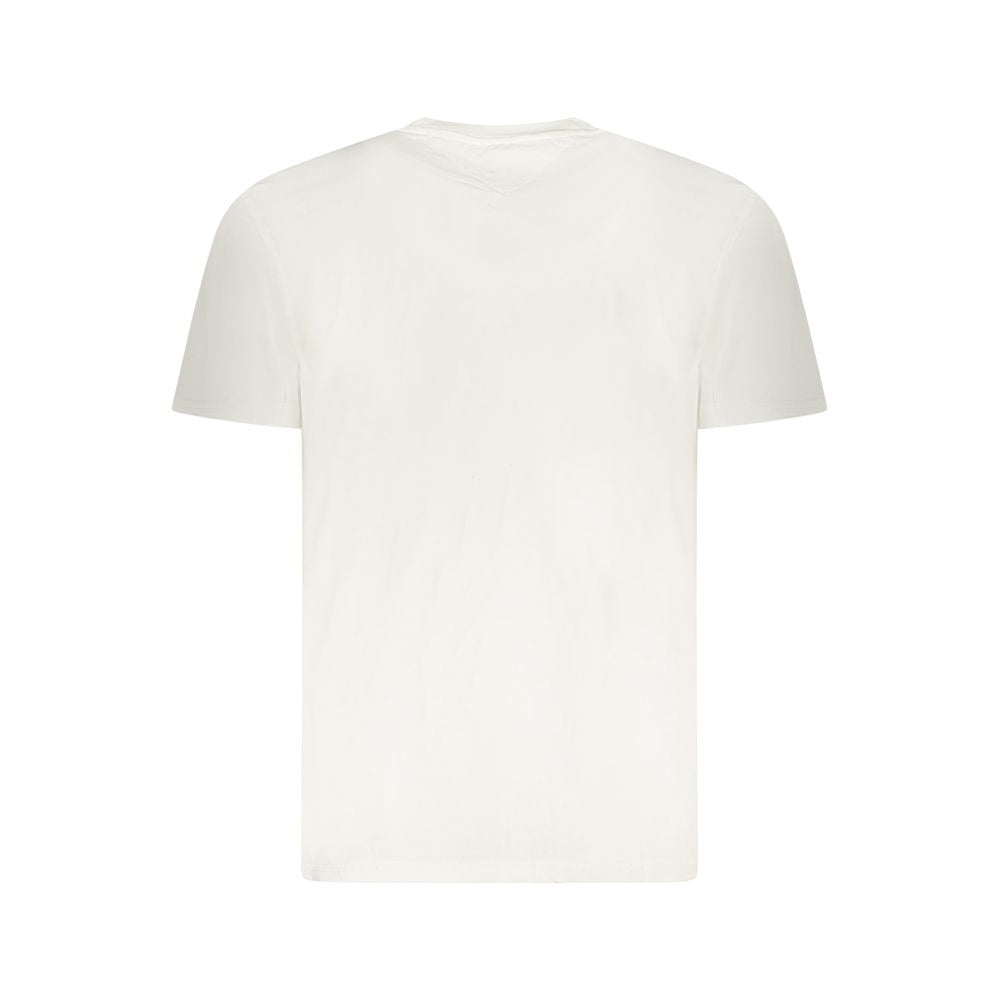 Tommy Hilfiger – Weißes Herren-T-Shirt aus Baumwolle