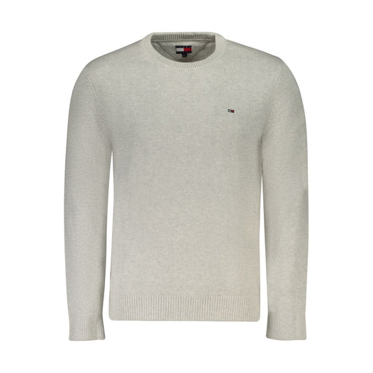 Tommy Hilfiger Grauer Baumwollpullover für Herren