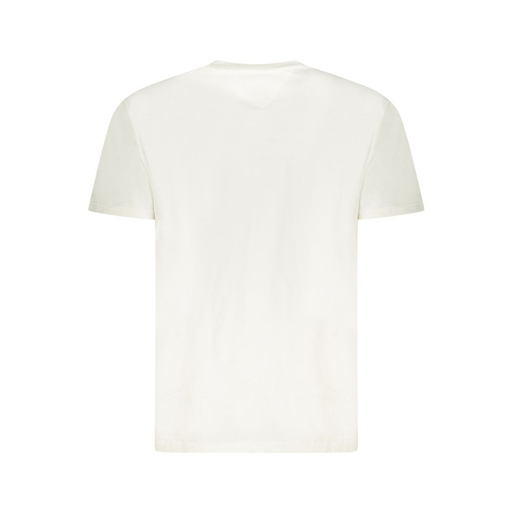 Tommy Hilfiger – Weißes Baumwoll-T-Shirt für Herren