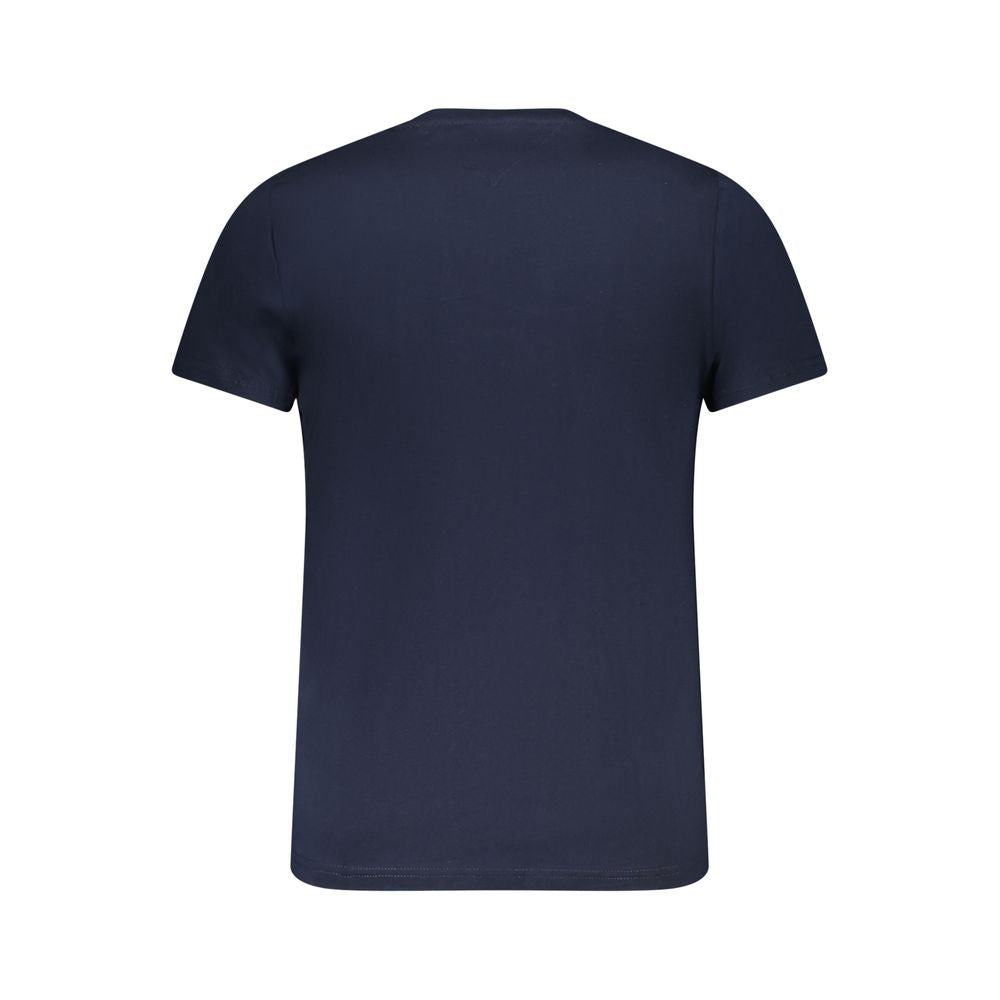 Tommy Hilfiger – Blaues Baumwoll-T-Shirt für Herren