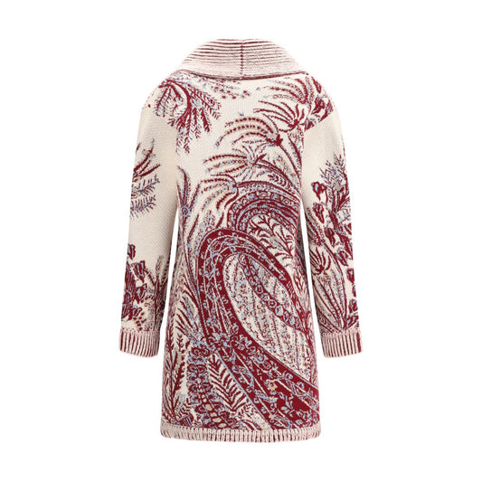 Etro Maxi-Cardigan aus Wolle und Baumwolle