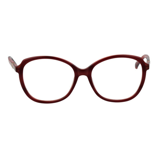 Max Mara Burgunderfarbene Kunststoffbrille (Gestell)