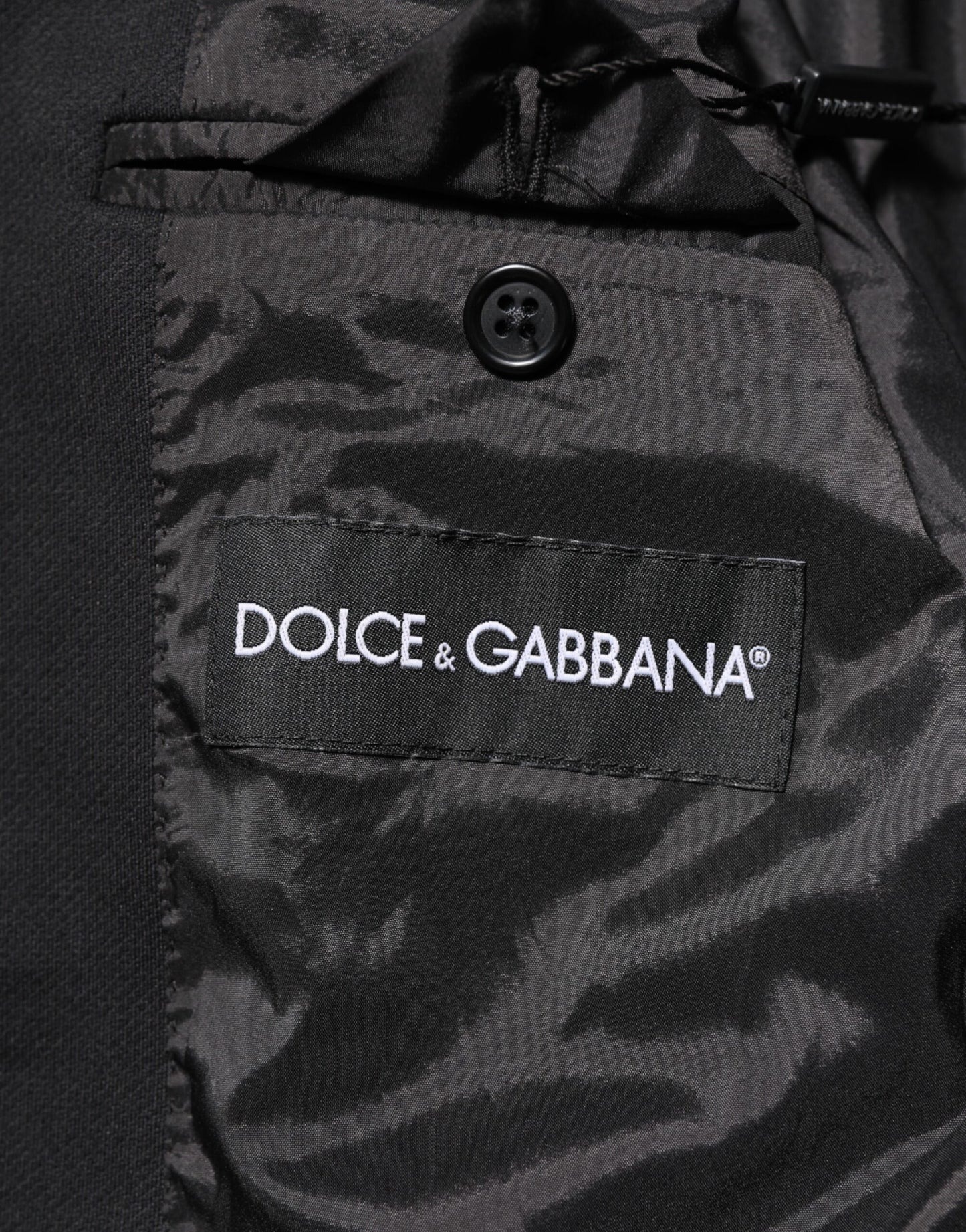 Dolce & Gabbana Dunkelblaue Herrenjacke aus Baumwolle, Mantel, Blazer, Anzug