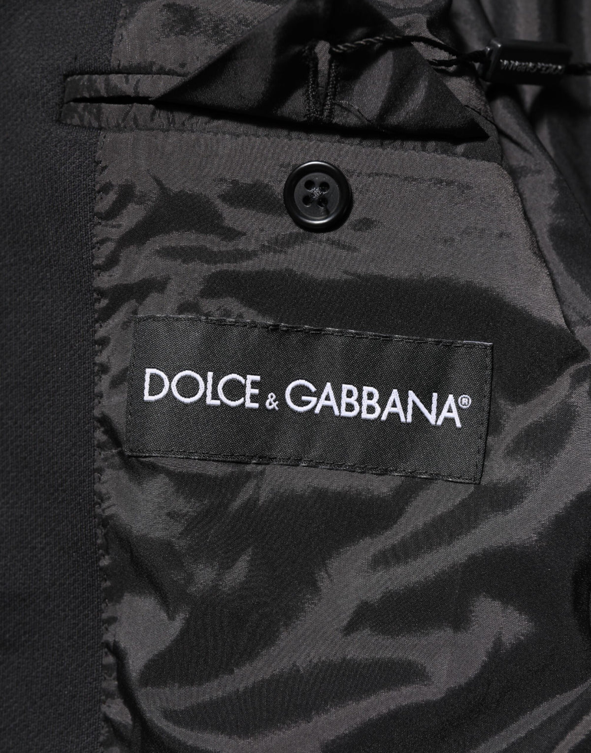 Dolce & Gabbana Dunkelblaue Herrenjacke aus Baumwolle, Mantel, Blazer, Anzug