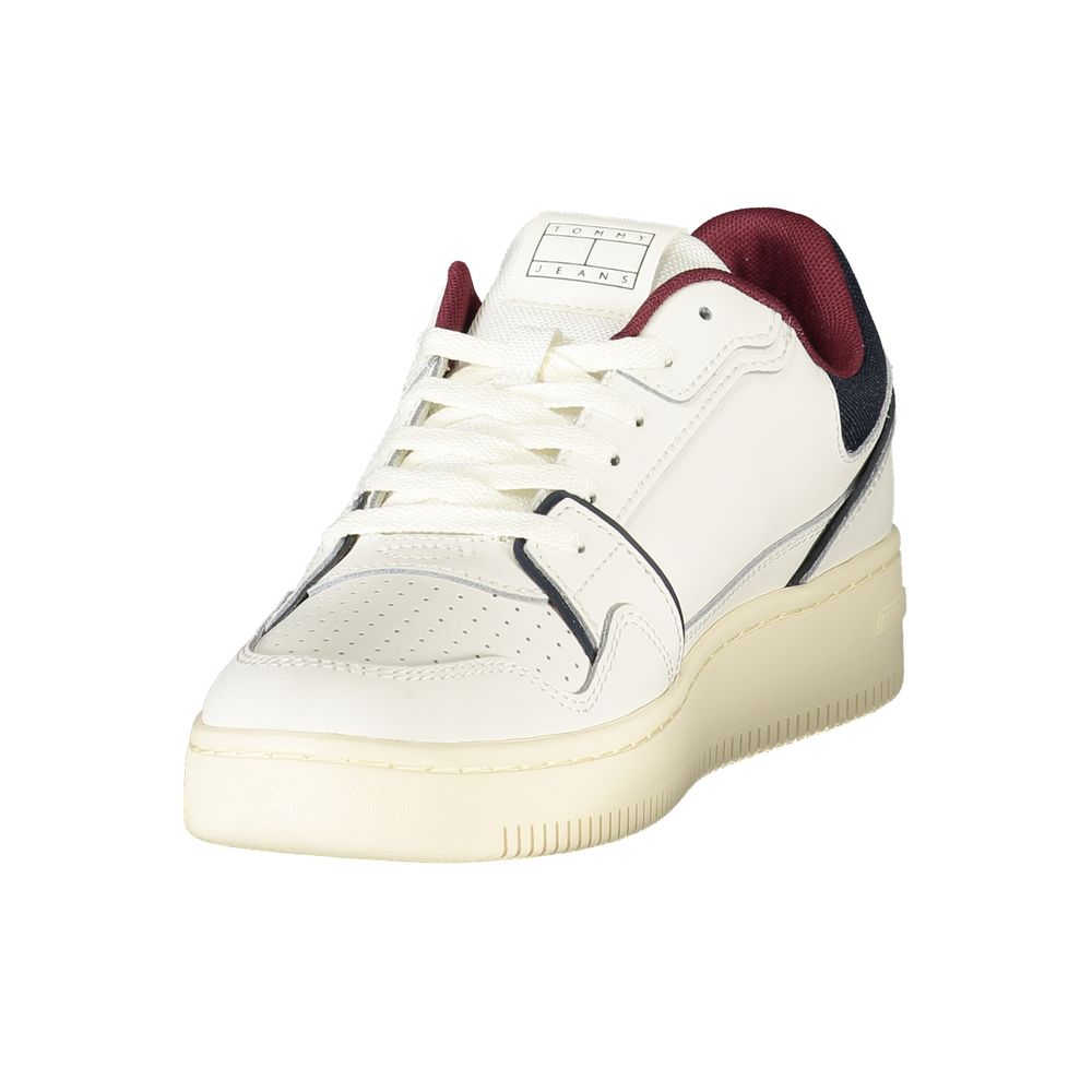 Tommy Hilfiger – Weiße Leder-Sneaker für Herren