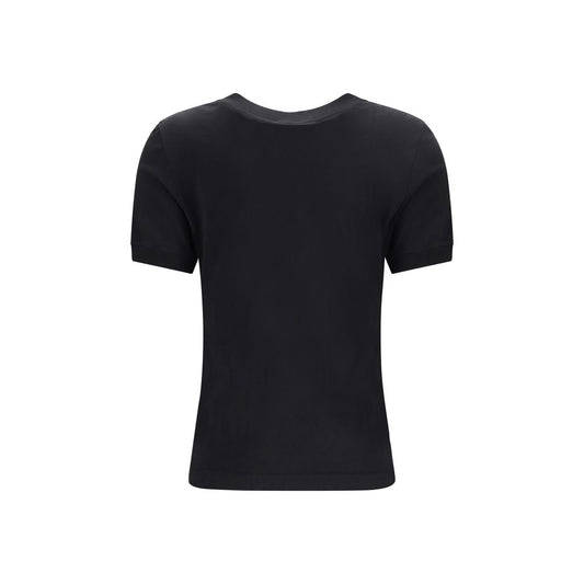 Dolce & Gabbana Black Cotton T-Shirt