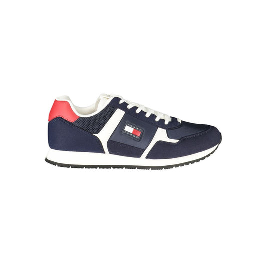 Tommy Hilfiger – Blaue Polyester-Sneaker für Herren
