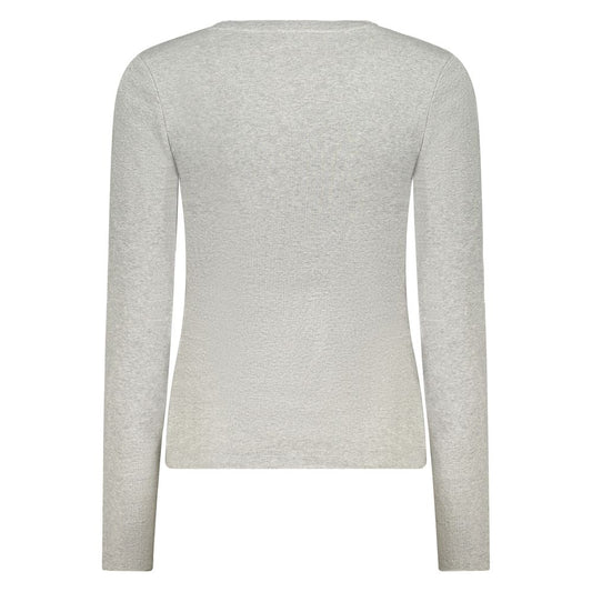 Guess Jeans Graues Baumwoll-Damen-T-Shirt