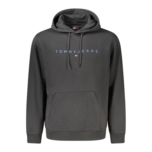 Tommy Hilfiger – Schwarzer Baumwoll-Hoodie für Herren