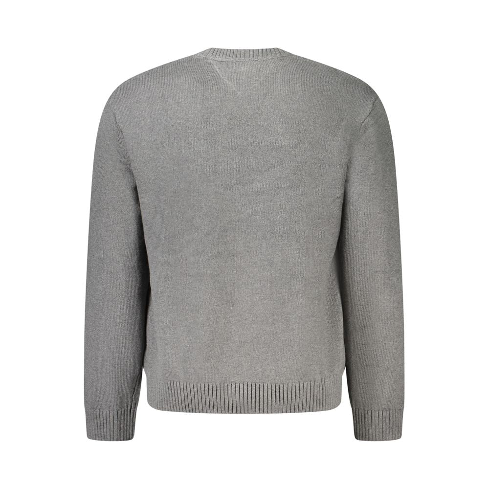 Tommy Hilfiger Grauer Baumwollpullover für Herren