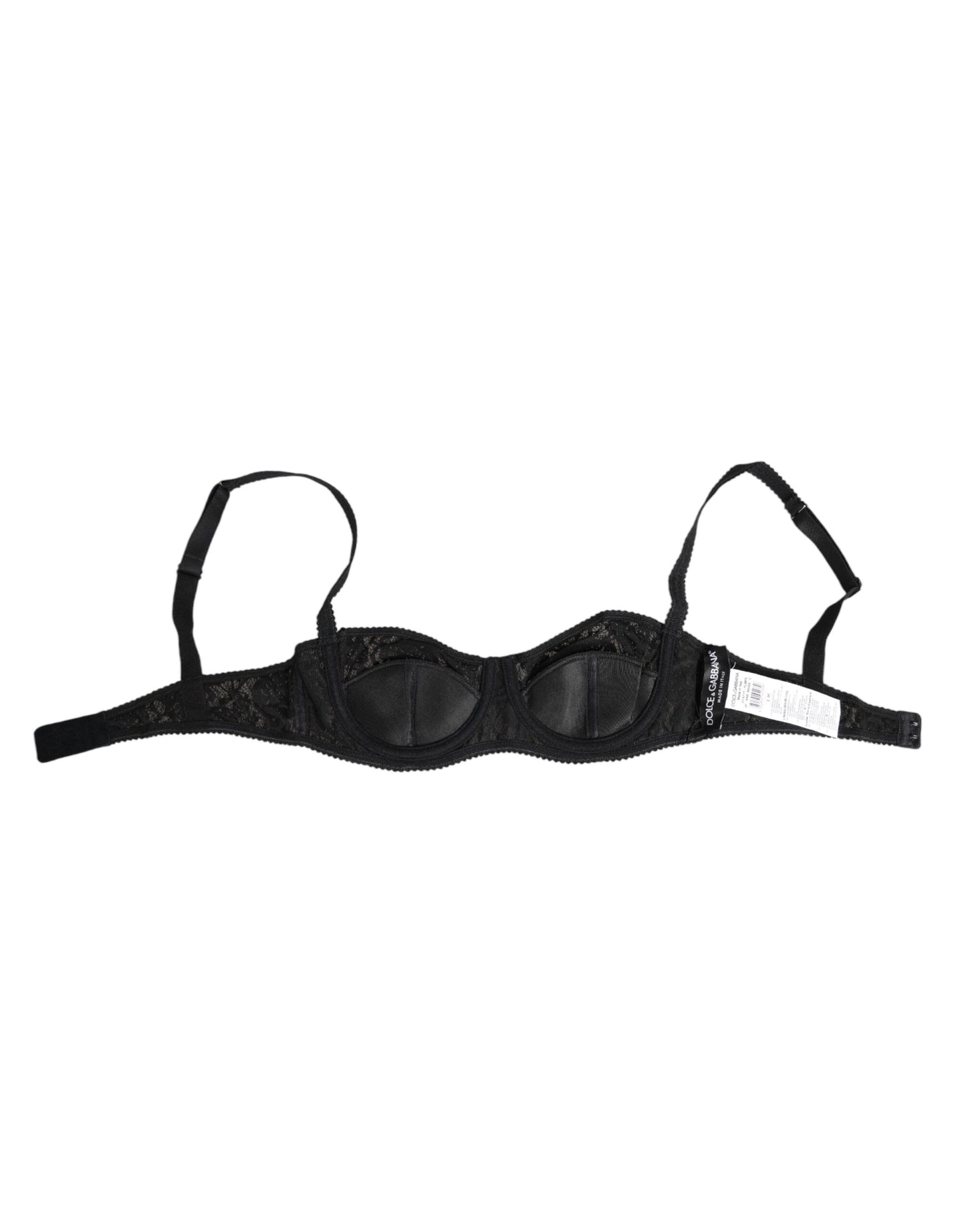 Dolce & Gabbana Schwarzer Spitzen-Bügel-BH Dessous Unterwäsche