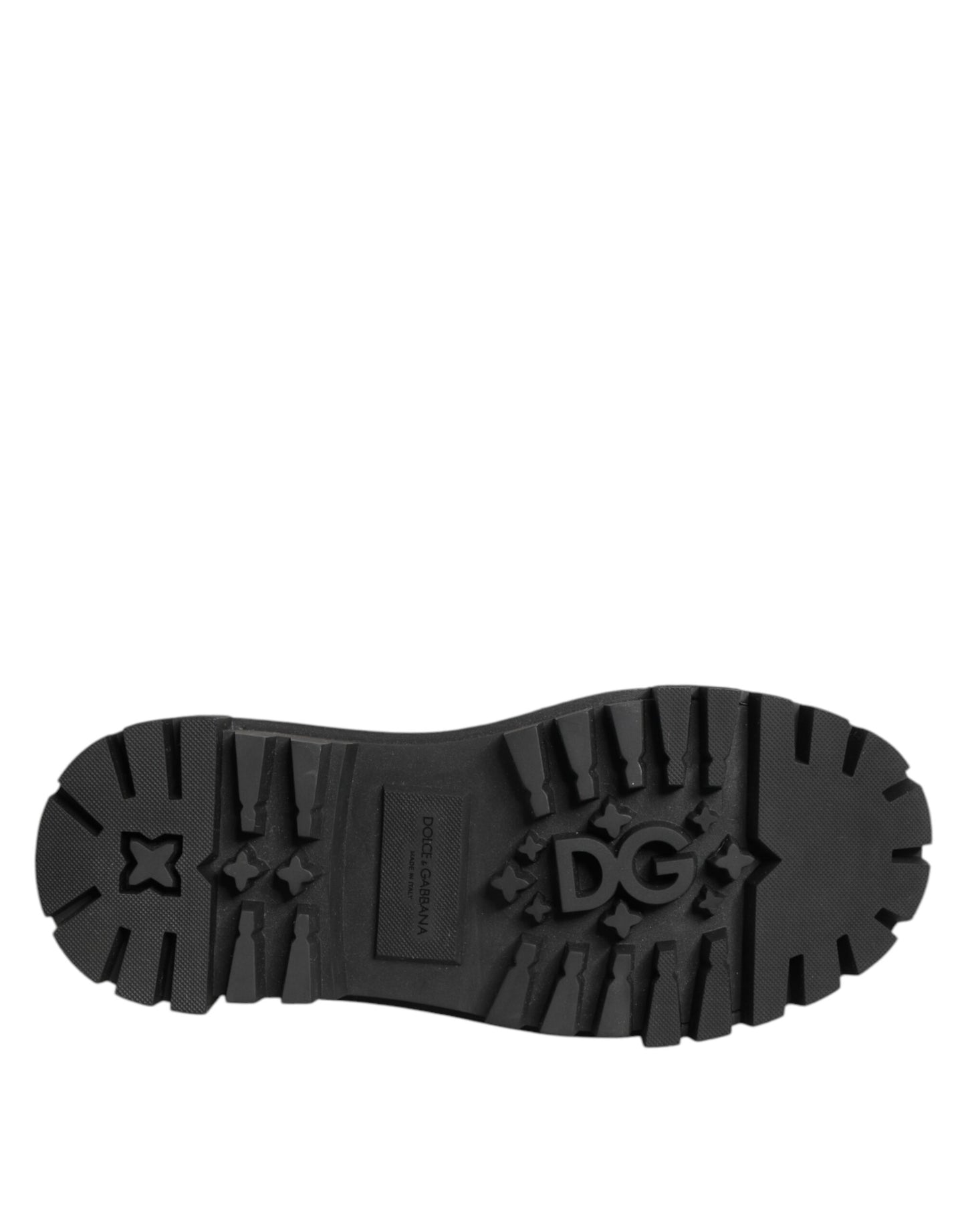 Dolce & Gabbana – Derby-Schuhe aus schwarzem Leder mit Kristallen