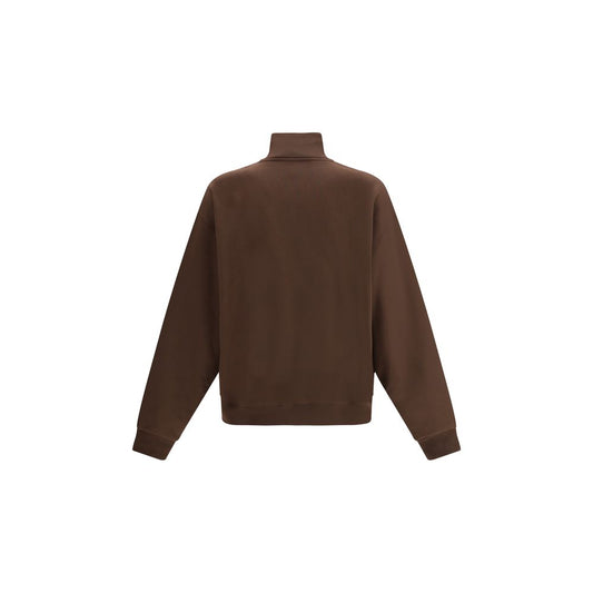 Braunes Baumwoll-Sweatshirt von Jacquemus