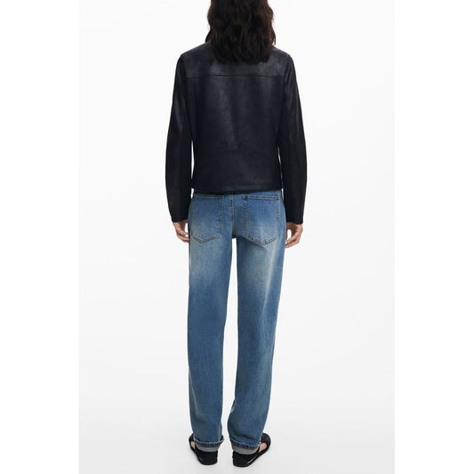 Desigual Schwarze Polyester-Damenjacke