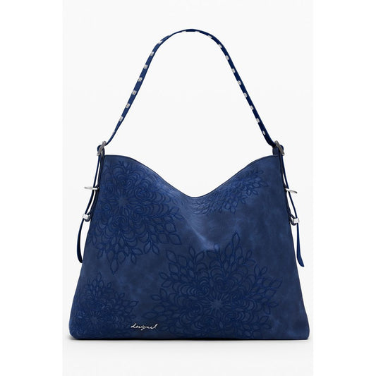 Desigual Blaue Polyethylen Damen Handtasche
