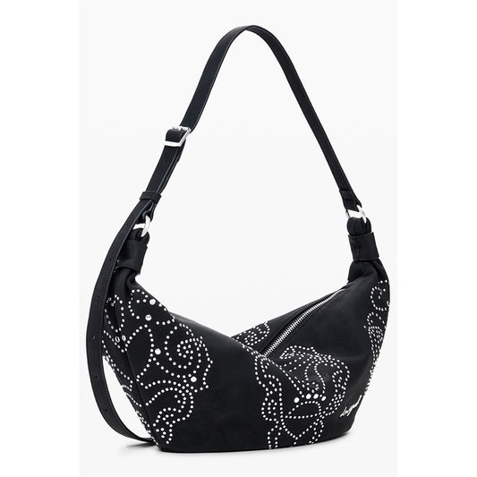 Desigual Schwarze Polyethylen-Damenhandtasche