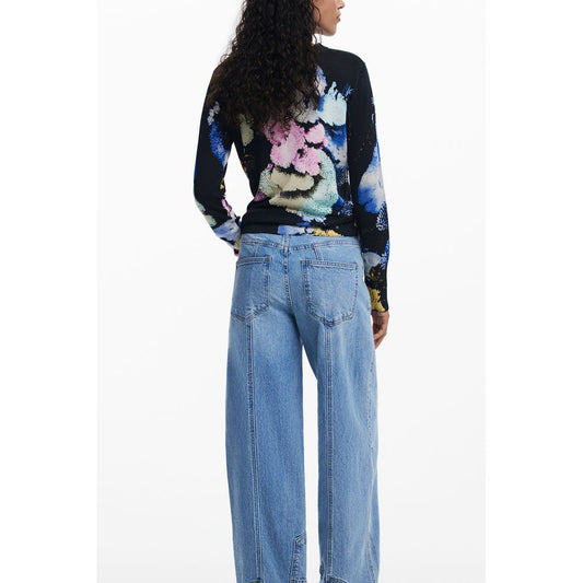Desigual Nero Viscosa Women Jersey