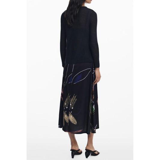 Desigual Black Polyester Women's Dress