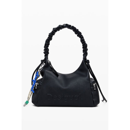 Desigual Schwarze Polyethylen-Damenhandtasche